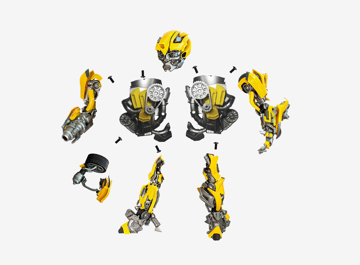 Construye tu increíble Bumblebee