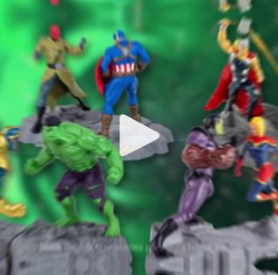 As batalhas épicas dos Heróis e Vilões da Marvel chegam ao Chile